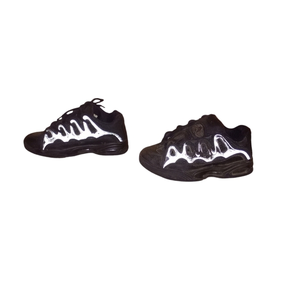 Osiris D3 2001 Mens Size 10.5 Skateboard Shoes Skate Sneakers Black/Black/Reflec - Picture 10 of 12